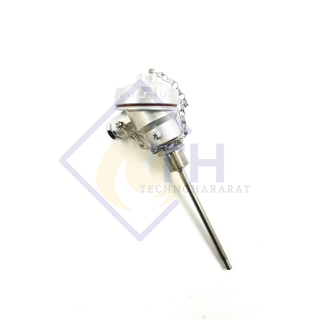 ترموکوپل کلگی دار تیپ K با غلاف استیل